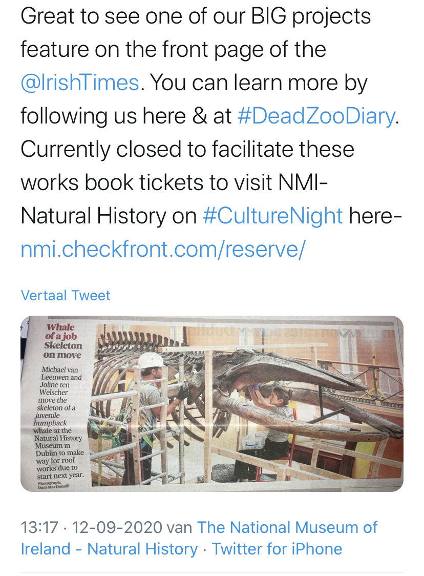 tweet National Museum of Ireland -  Natural History | Dublin (IRL)
